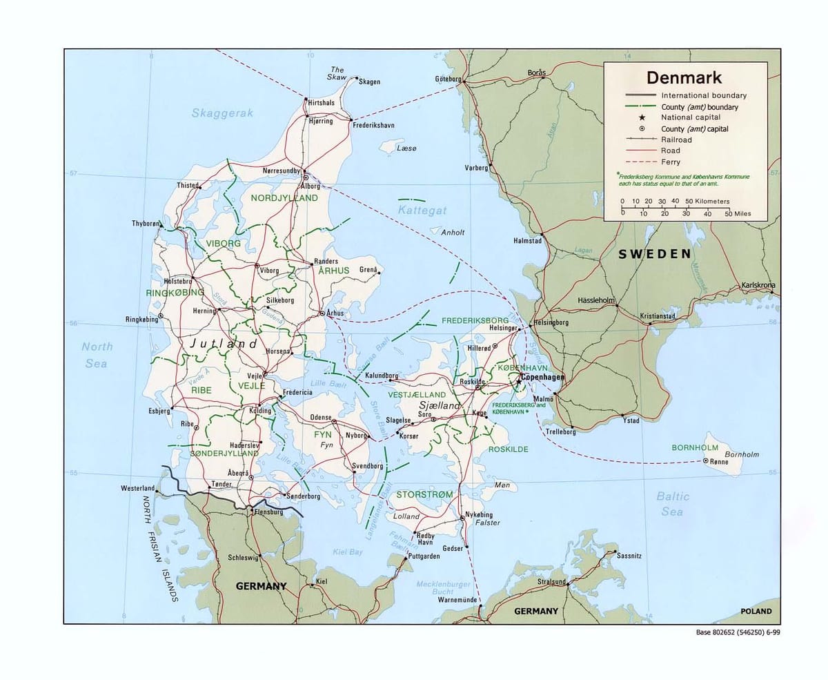 Mapa dánska ocean beach holiday park