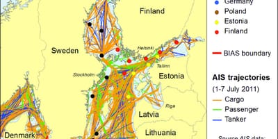 Mapa dánska prieskum a mapovanie
